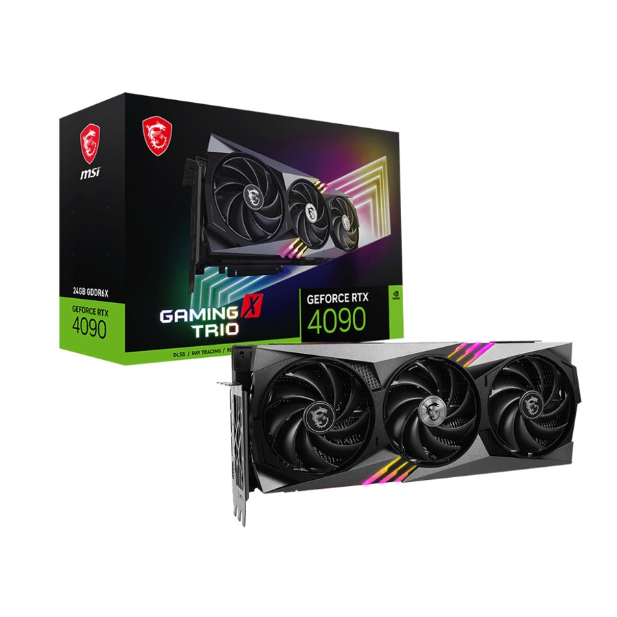 MSI GeForce RTX 4090 24GB GDDR6X 16384 CUDA CORES 8K Displays Ada Lovelace Gaming Card