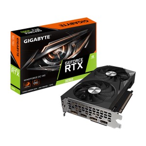 Gigabyte NVIDIA GeForce RTX 3060 12GB WINDFORCE OC V2 Ampere Dual Slot Graphics Card-GPHO-018