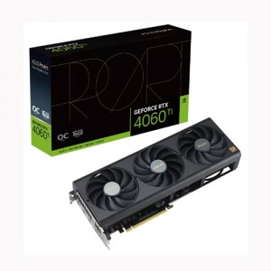 ASUS ProArt -RTX4060TI-O16G, GeForce RTX 4060 Ti, 16 GB, GDDR6 4xDisplays Graphics Card-GPHO-027