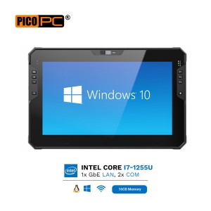 12th Gen Intel® i7-1255U 1 LAN, 3 USB, Wifi/5G WWAN Rugged Industrial Tablet-MNHO-137