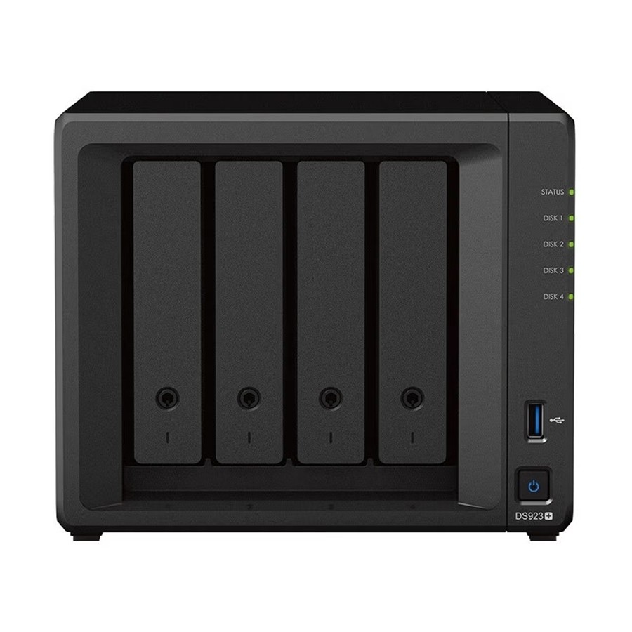 Synology DS923+ 2 LAN, up to 32GB, 4 SATA Drive bays, 2 M.2 NVMe SSD NAS Enclosure