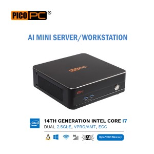 14th Gen. Intel i7 NGHC Mini AI Workstation with vPro 5G/Wi-Fi 6 ECC-NGHC-004