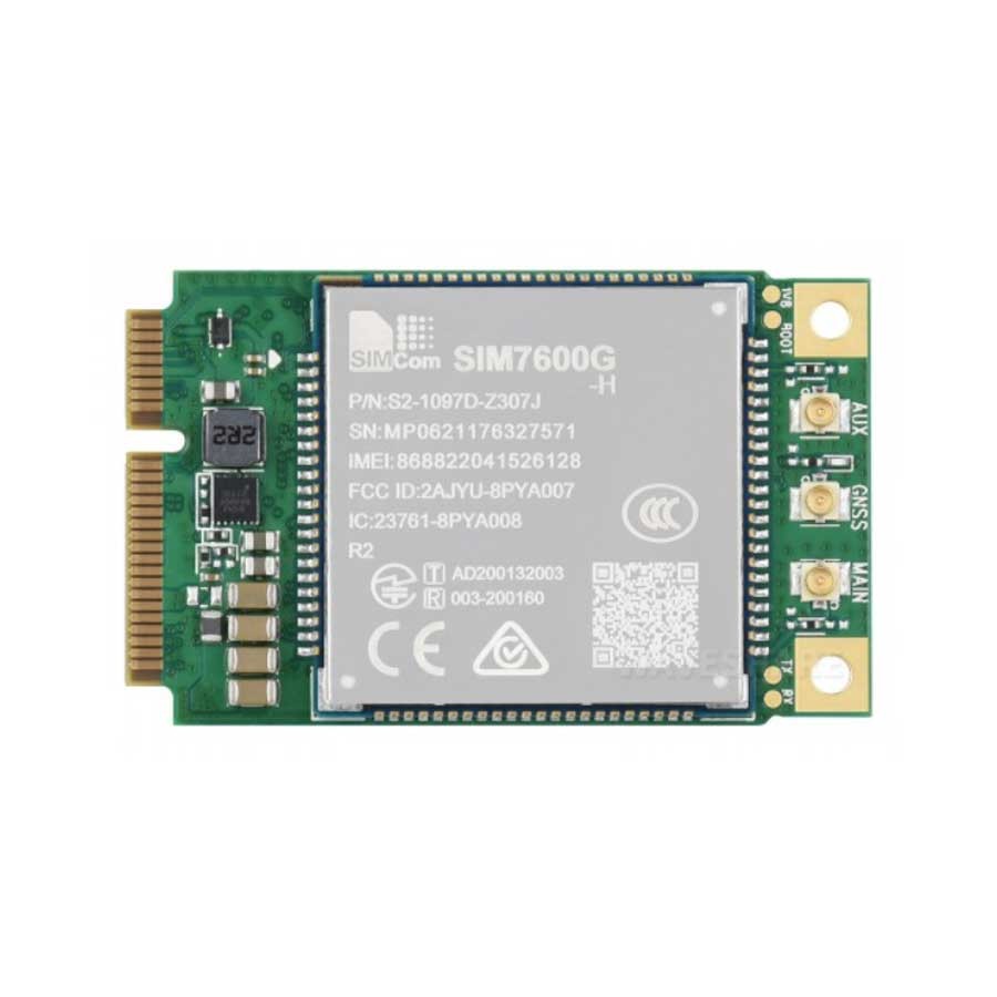 SIMCom SIM7600G-H R2 LTE Cat-4 mPCIe upto 150Mbps 4G LTE Module