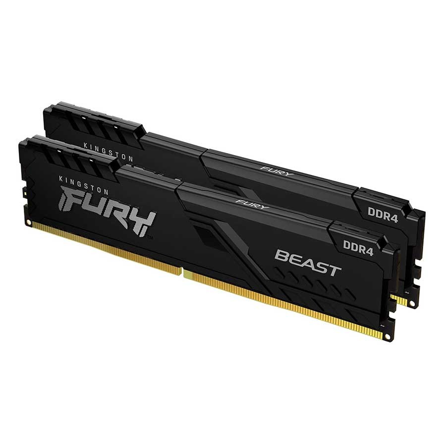 Kingston KF432C16BBK2/16 FURY Beast 16GB (2x8GB) DDR4 3200MHz UDIMM Desktop/Server Memory