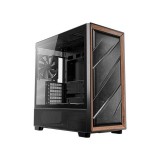 Antec FLUX ARGB E-ATX, Wood Mesh Front, 5 Fans, Mid-Tower Gaming Case-SRHO-017