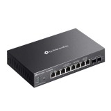 Tp-Link Omada 8-Port 2.5GbE and 2-Port 10GE SFP+ with 8-Port PoE+ smart managed switch-SWHO-001