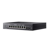 Tp-Link Omada 8-Port 2.5GbE and 2-Port 10GE SFP+ with 8-Port PoE+ smart managed switch-SWHO-001