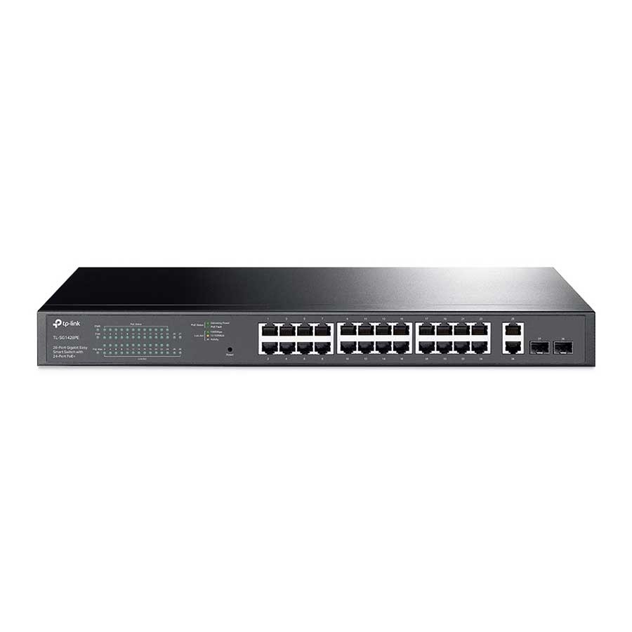 TP-Link TL-SG1428PE 28 Ports with 24 PoE+ Ports, 2 SFP Ports Smart Manage Network Switch