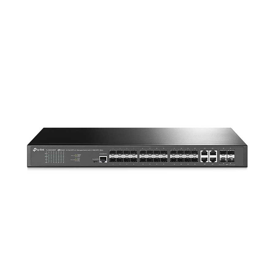 Tp-Link TL-SG3428XF JetStream 24-Port SFP L2+ with 4 10GE SFP+ Dual RPSU Managed Switch