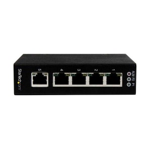 Startech 5 Port Unmanaged Industrial Gigabit Ethernet DIN Rail / Wall-Mountable Switch-SWHO-008