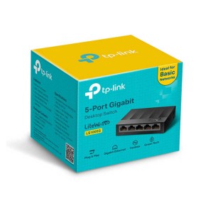 Tp-link LS1005G 5-Port 1GbE Desktop Unmanaged Network Switch-SWHO-013