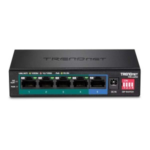 TRENDnet TPE-LG50 5x Port Gigabit, 4x Long Range PoE+ Unmanaged Network Switch-SWHO-015