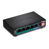 TRENDnet TPE-LG50 5x Port Gigabit, 4x Long Range PoE+ Unmanaged Network Switch-SWHO-015