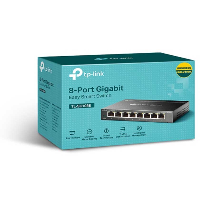 Tp-link TL-SG108E 8-Port Gigabit Desktop Managed Network Switch