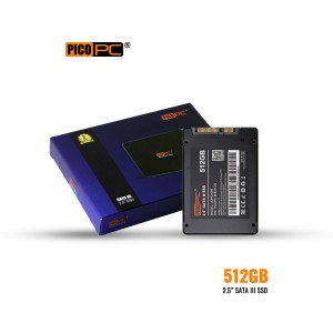 PICOPC 512GB 2.5" SATA 3.0 SSD 3D NAND Solid State Drive-UDHO-069