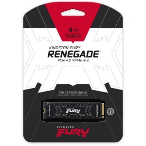 Kingston Fury Renegade 4TB M.2 NVMe PCIe 4.0, 7,300/7,000MB/s1 read/write SSD-UDHO-090